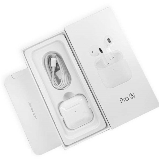 AIRPODS PRO 5 WIRLESS HEADPHONES CHIP:6963A4/6973 WHITE